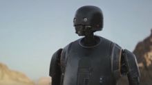 星球大战侠盗一号 K-2SO 机器人细节，演员与老人的对比